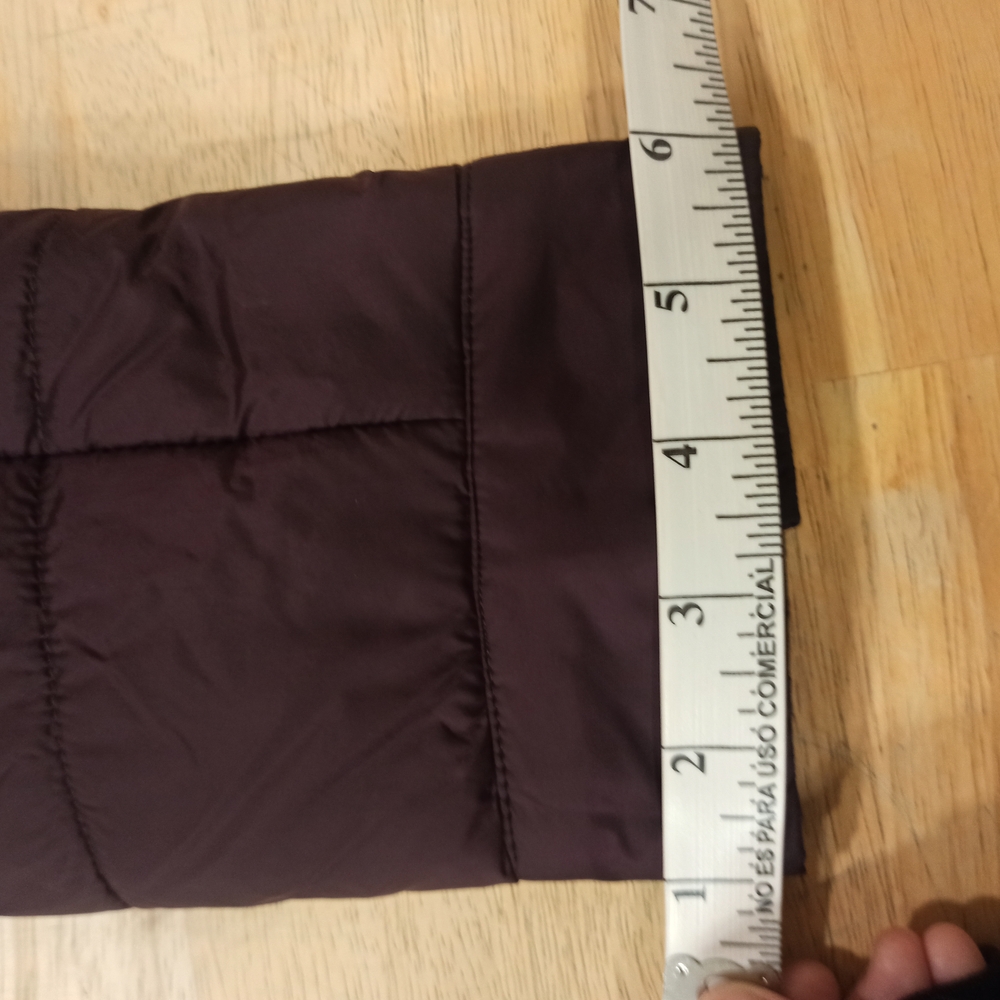 Ariat Women's REAL Puffer Trucker Jacket, Mulberry Wine Size Medium - Picture 10 of 10